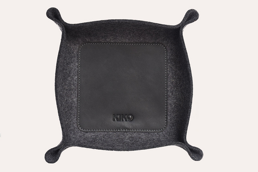 Kiko Genuine Leather Desk Tray - Elegance Meets Organization