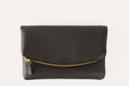 Kiko Genuine Pebble Leather Flap Clutch Bag - A Blend of Sophistication and Versatility