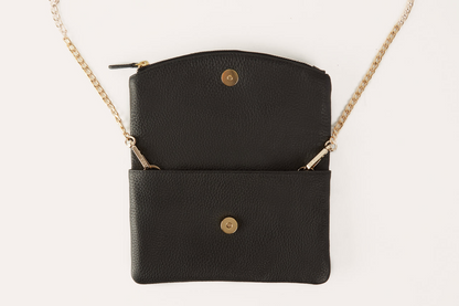 Kiko Genuine Pebble Leather Flap Clutch Bag - A Blend of Sophistication and Versatility