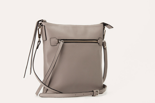 Kiko Genuine Pebble Leather Crossbody Bag - A Fusion of Style and Practicality