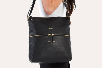 Kiko Genuine Pebble Leather Zip Tote - A Marvel of Craftsmanship and Convenience