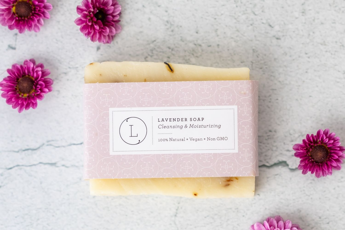 Lizush Natural Cold Process Soap Bar with Essential oils