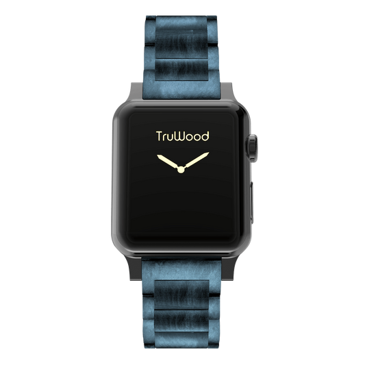 TruWood The Everyday Apple Watch Band Blue