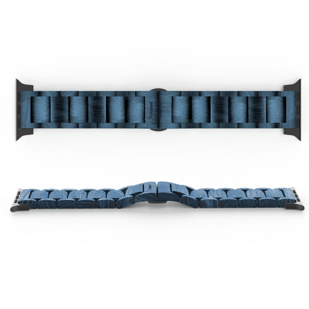 TruWood The Everyday Apple Watch Band Blue