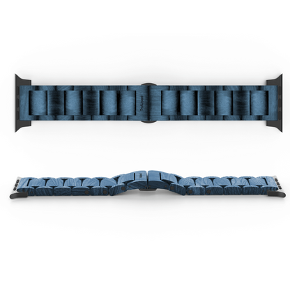 TruWood The Everyday Apple Watch Band Blue