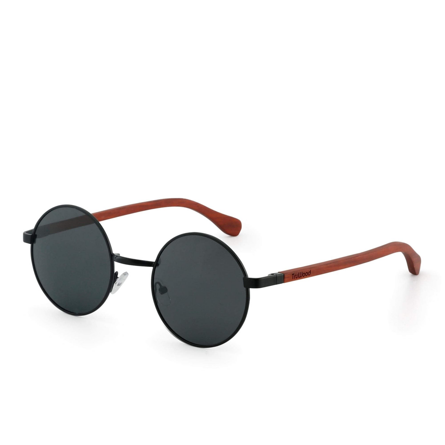 TruWood The Lennon Red Sandalwood Sunglasses