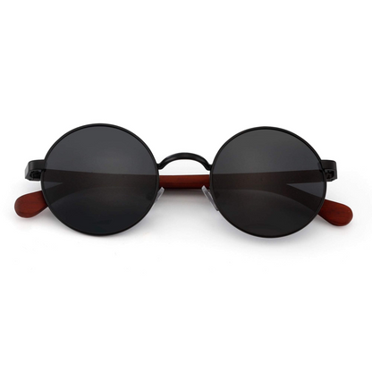 TruWood The Lennon Red Sandalwood Sunglasses