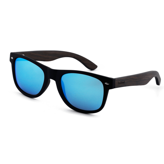 TruWood The Explorer Ice Blue Sunglasses