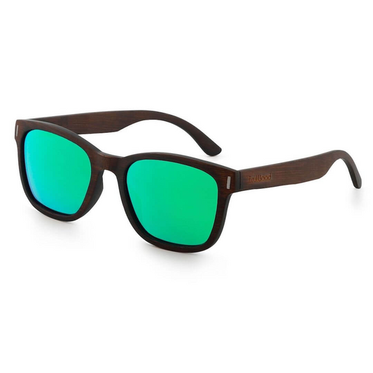 TruWood The Ultimate Mahogany Green Sunglasses