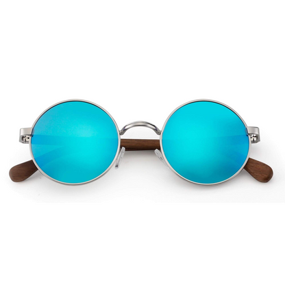 TruWood The Lennon Ice Blue Sunglasses