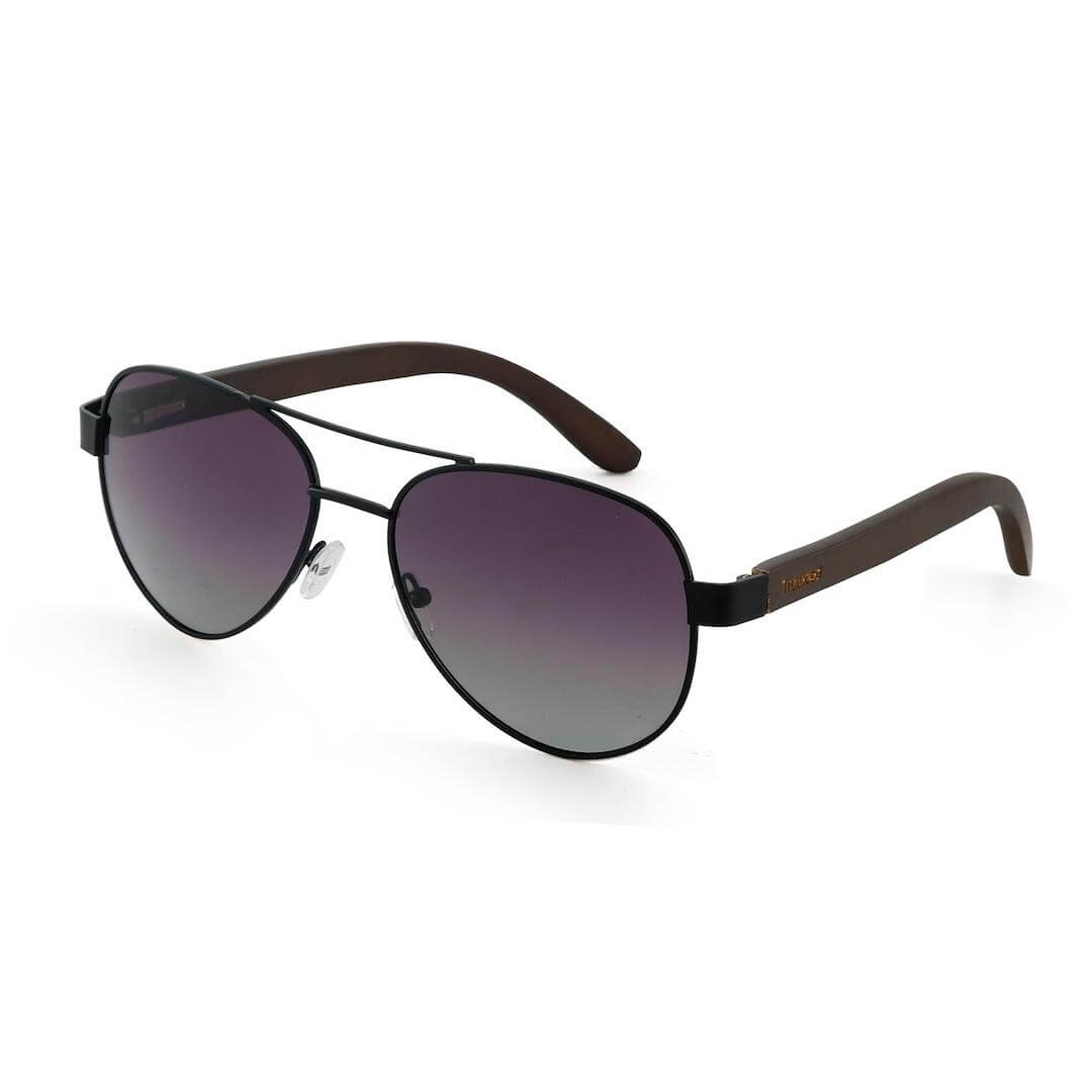 TruWood The Weekender Smoke Sunglasses