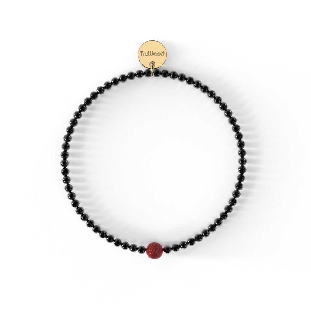 TruWood The Onyx/Rosewood Bracelet