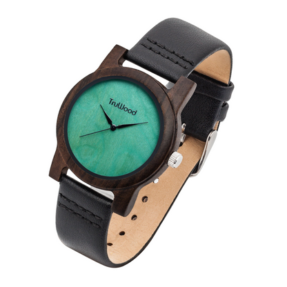 TruWood The Leaf Green Women's Watch