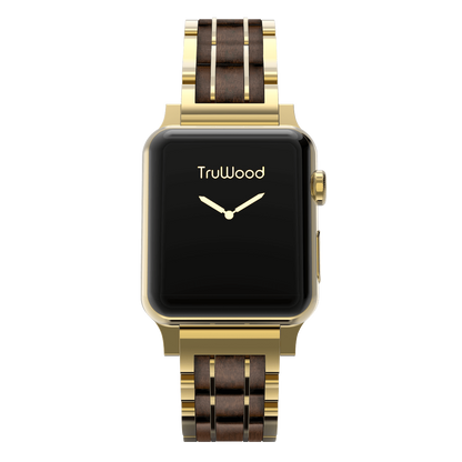 TruWood The Classic Apple Watch Band in Gold