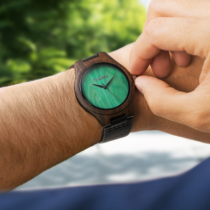 Regalos para hombres: el reloj Leaf Green: redefine tu estilo