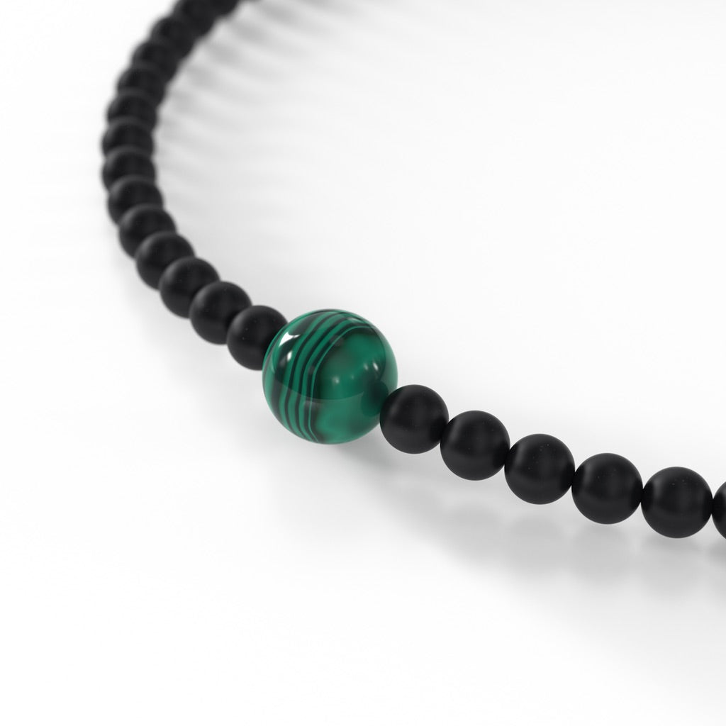 TruWood The Onyx / Malachite Bracelet