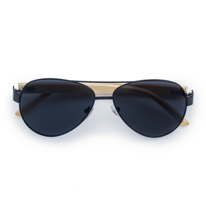 TruWood The Weekender Black Sunglasses