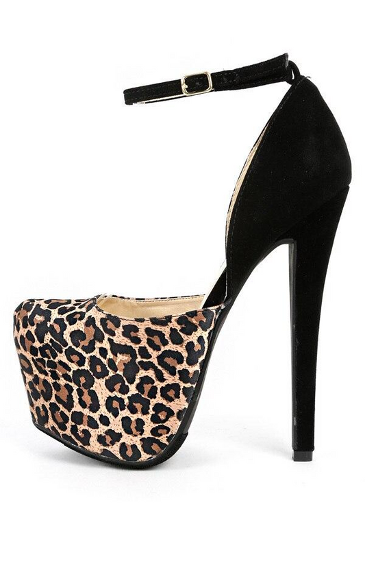 SurelyMine CAMEO LEOPARD Heel Shoes