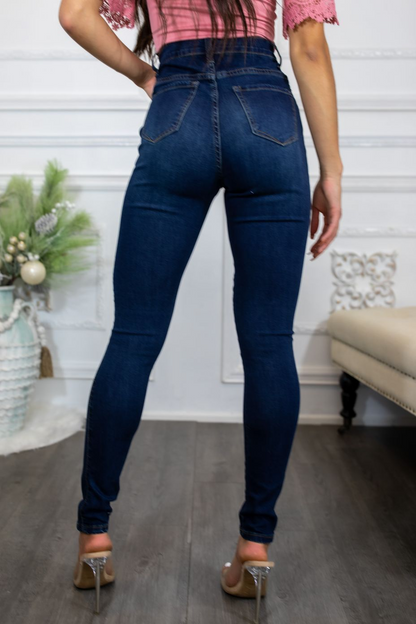 What You Want High Waisted Extreme Stretch Skinny Jeans