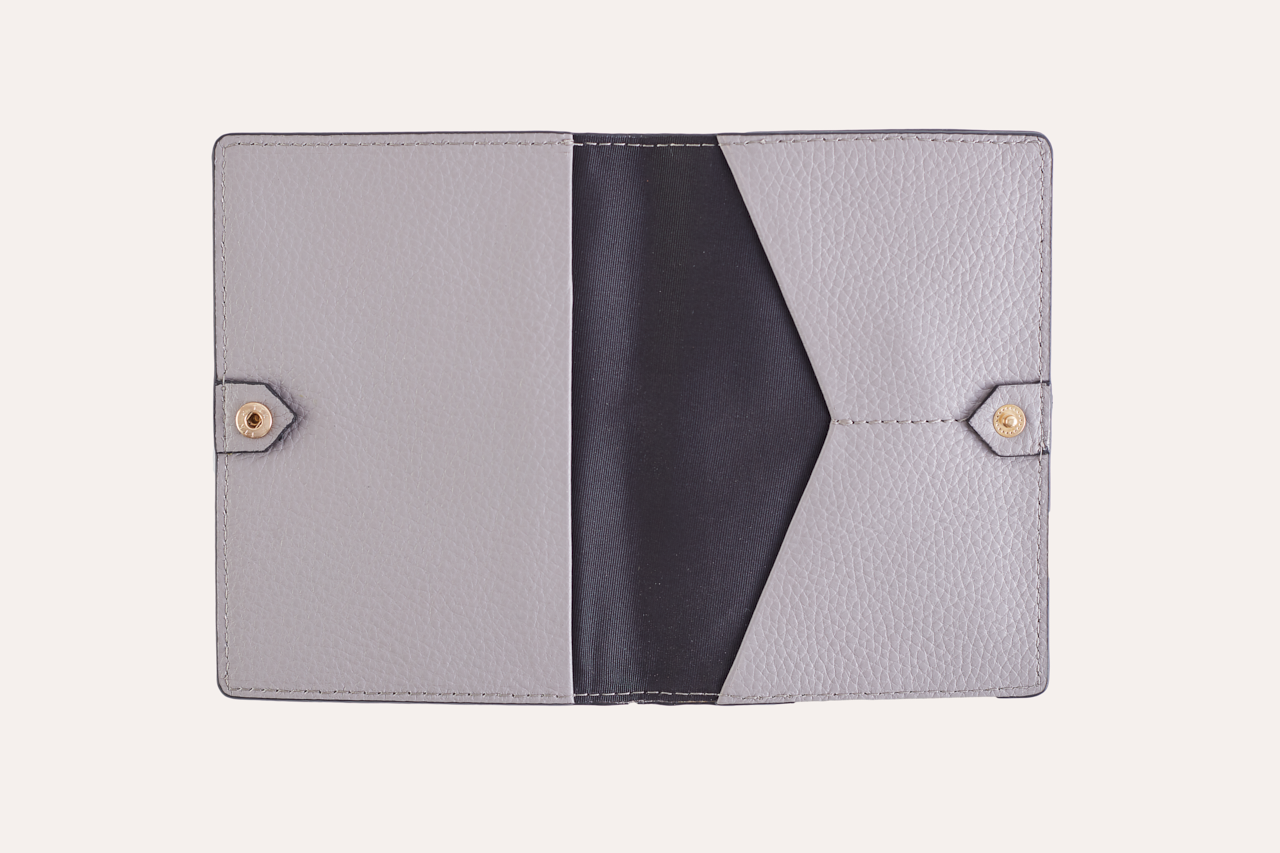 Kiko Genuine Pebble Leather Passport Sleeve -  Your Stylish Travel Companion