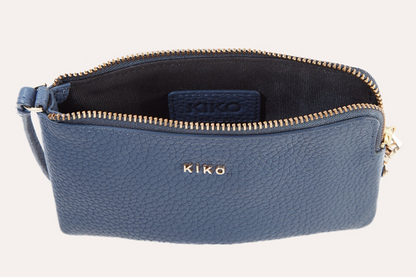 Kiko Genuine Pebble Leather Small Wristlet - The Essence of Minimalist Elegance