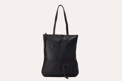 Kiko Genuine Cowhide Leather Fold n Hold Tote Bag - Where Elegance Meets Versatility