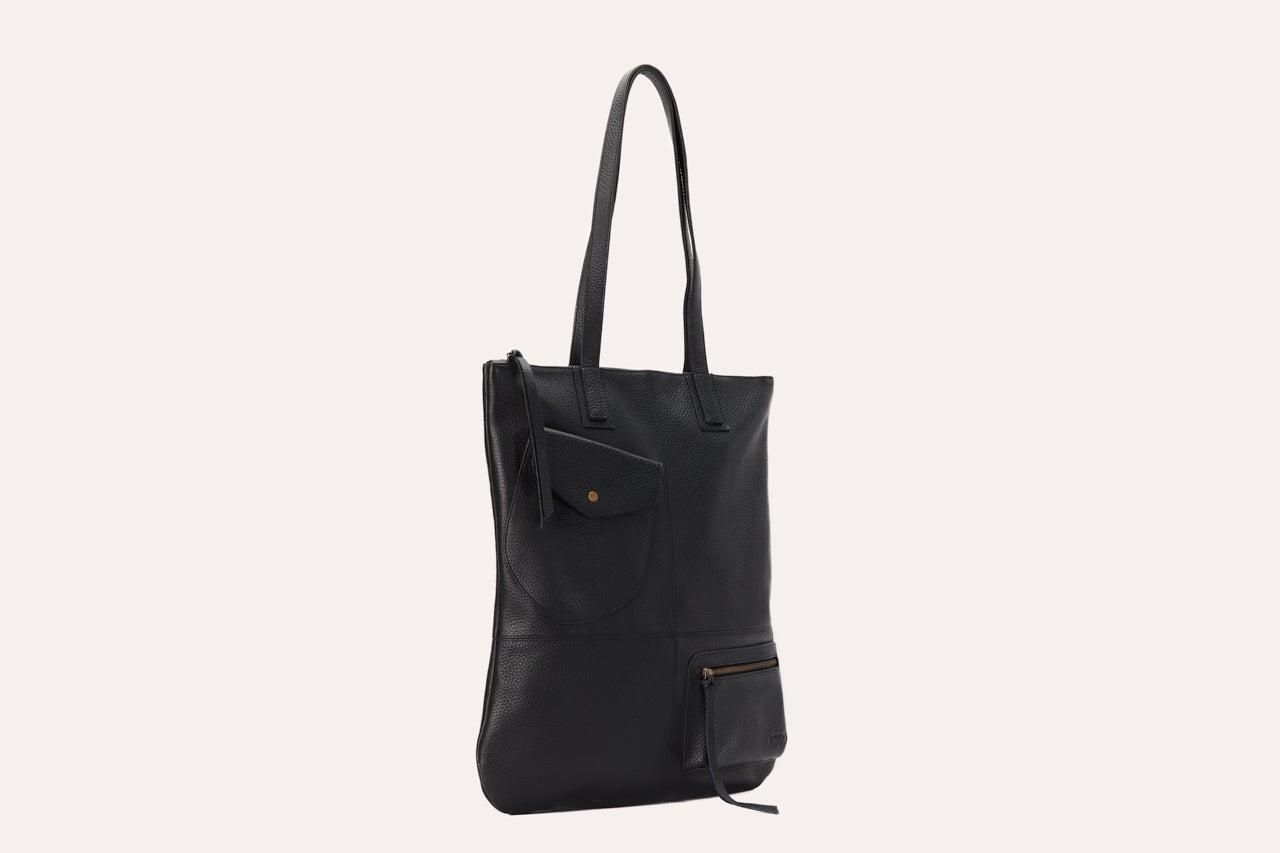 Kiko Genuine Cowhide Leather Fold n Hold Tote Bag - Where Elegance Meets Versatility