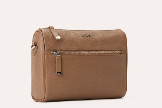 Perfect Genuine Pebble Leather Crossbody bag: Where Elegance Meets Practicality