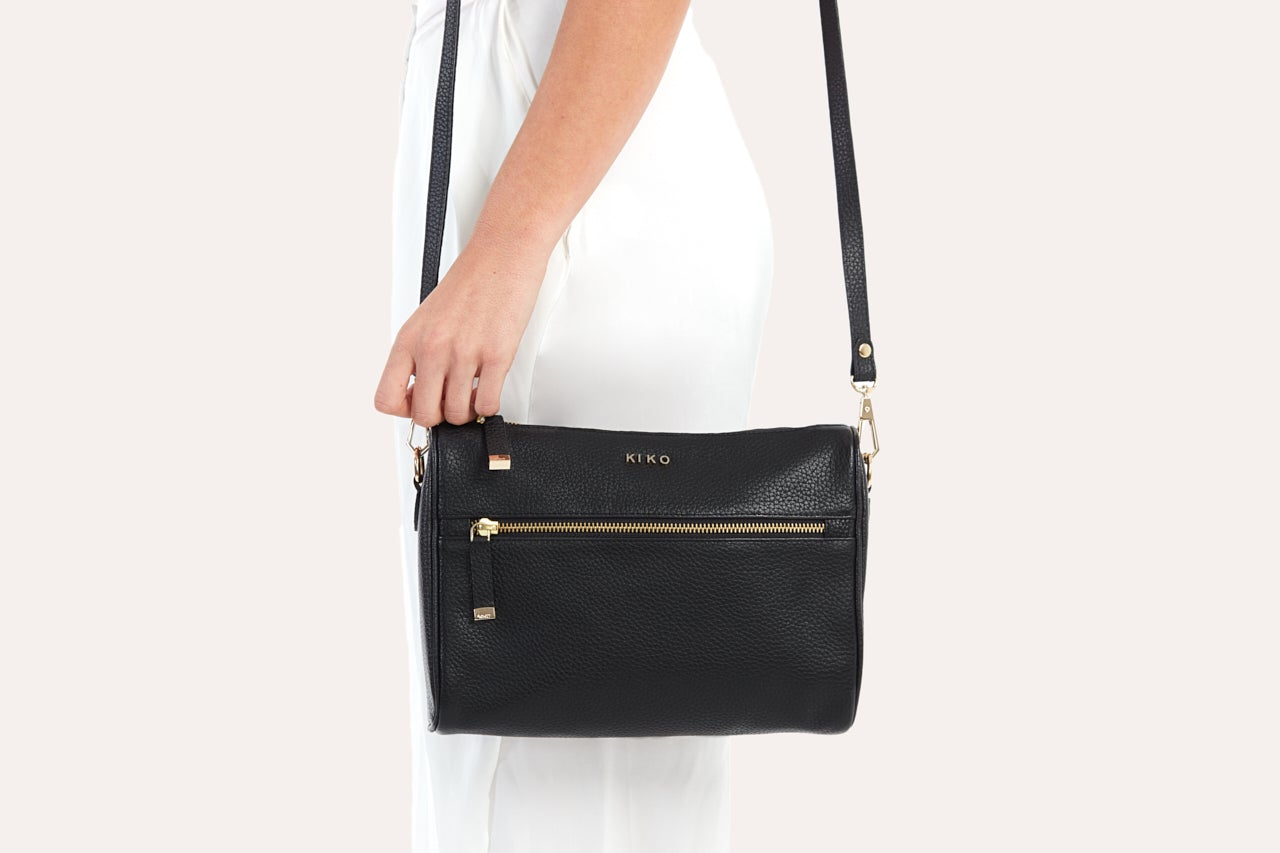 Perfect Genuine Pebble Leather Crossbody bag: Where Elegance Meets Practicality