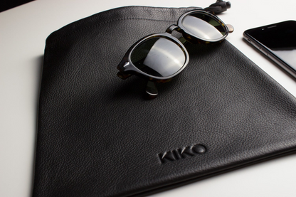 Kiko Genuine Cowhide Leather Accessory Pouch - Your Essential Travel Companion