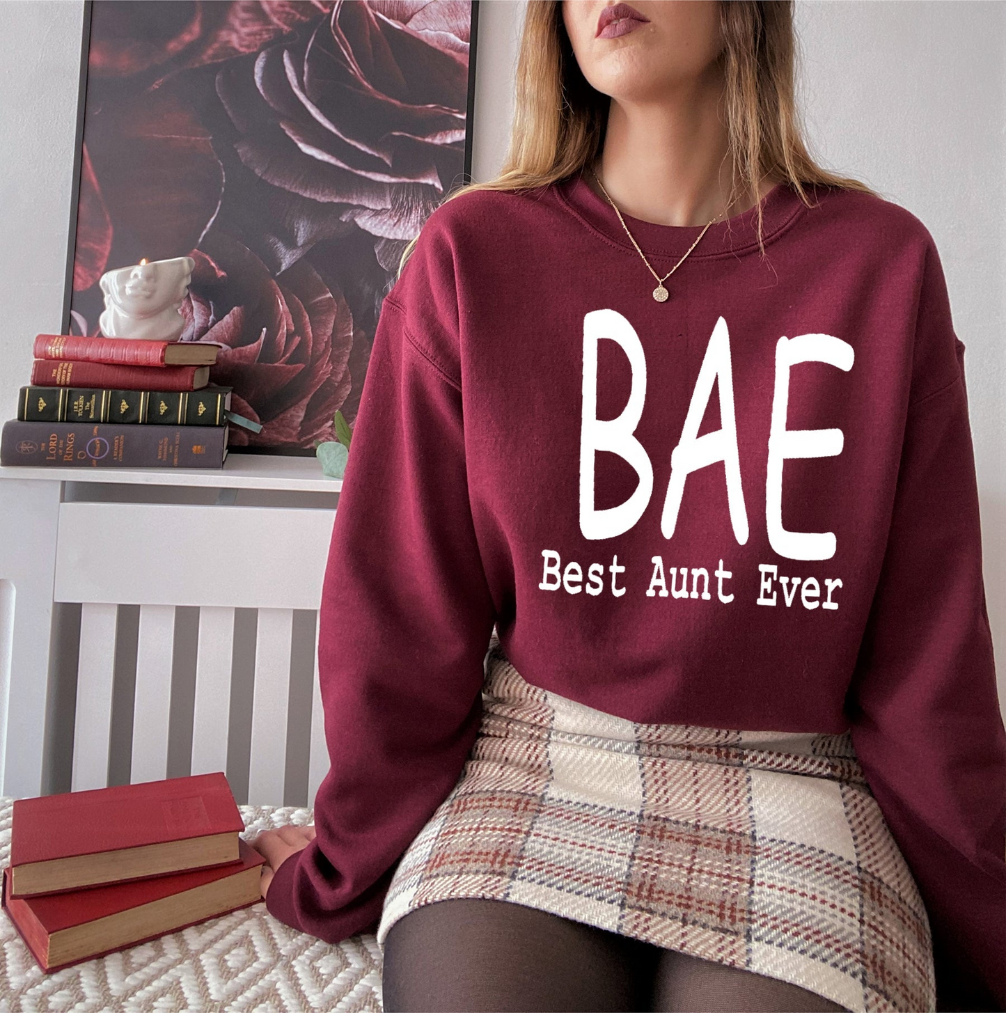 BAE Best Aunt Ever Sweatshirt - Ultimate Combination Of Warmth & Comfort