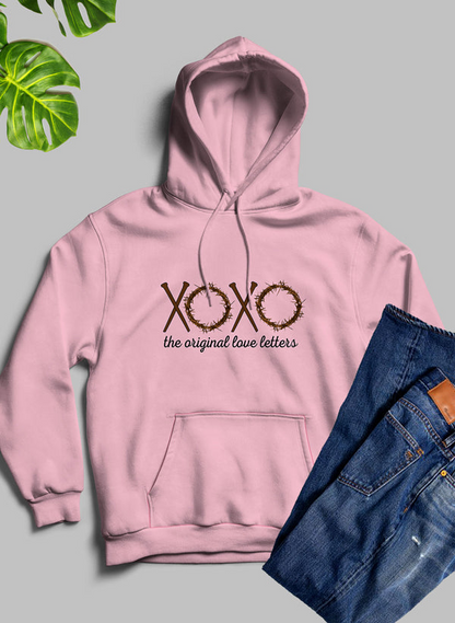 Sudadera con capucha XOXO: forro polar de alta calidad, pesado y meticulosamente elaborado