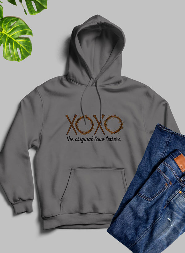 Sudadera con capucha XOXO: forro polar de alta calidad, pesado y meticulosamente elaborado