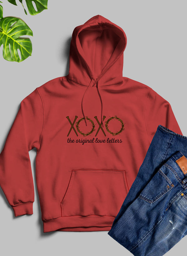 Sudadera con capucha XOXO: forro polar de alta calidad, pesado y meticulosamente elaborado