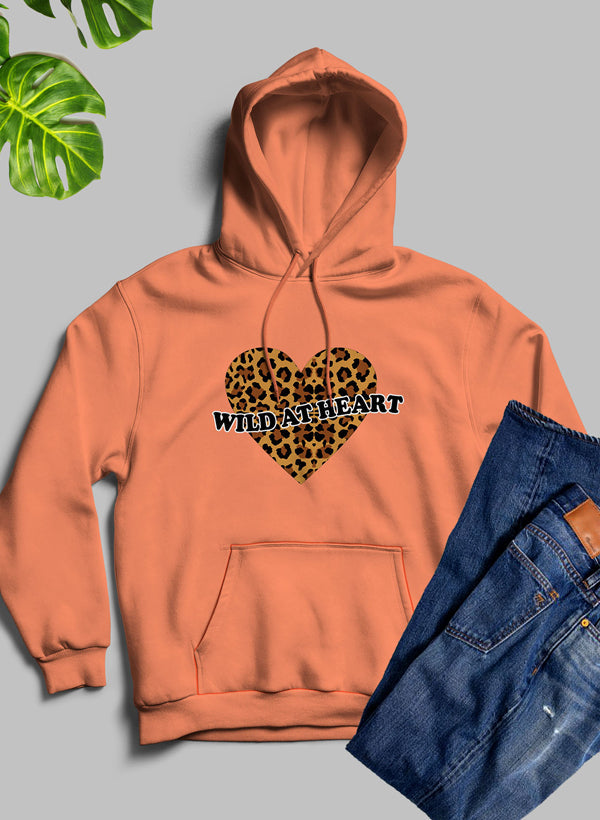 Sudadera con capucha Wild At Heart: forro polar de alta calidad, pesado y meticulosamente elaborado