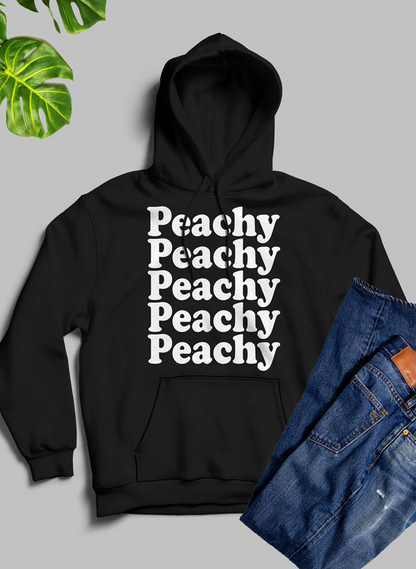 Sudadera con capucha Peachy: forro polar de alta calidad, pesado y meticulosamente elaborado