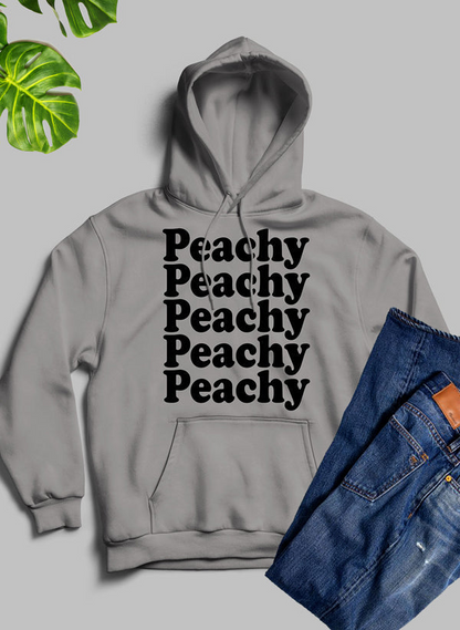 Sudadera con capucha Peachy: forro polar de alta calidad, pesado y meticulosamente elaborado