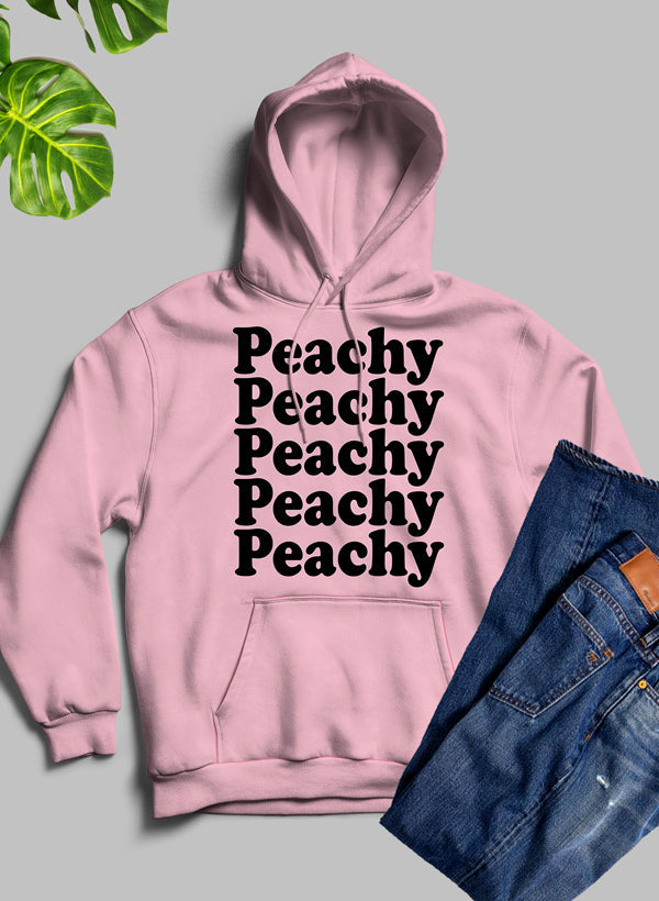 Peachy Hoodie - Meticulously Crafted Heavy Weight High-Quality Fleece