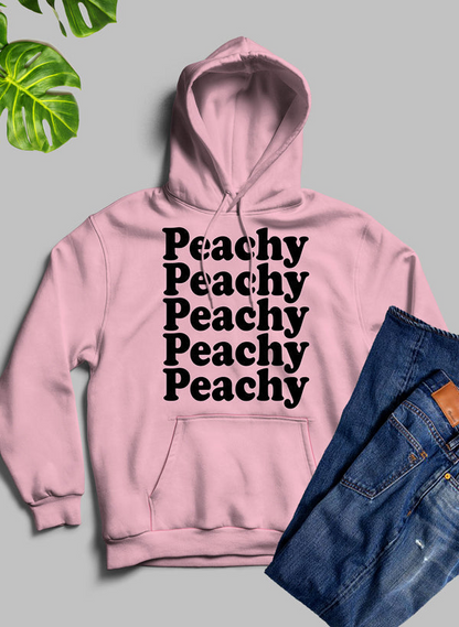 Sudadera con capucha Peachy: forro polar de alta calidad, pesado y meticulosamente elaborado