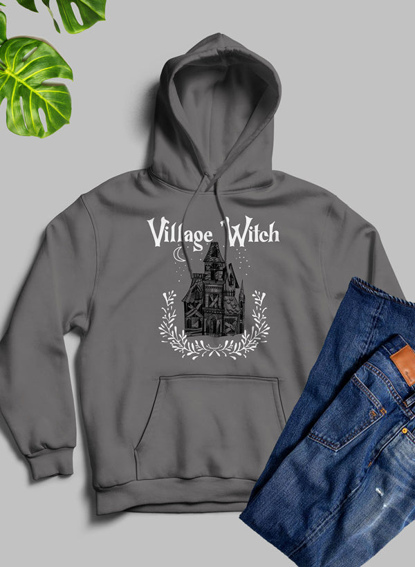 Sudadera con capucha Village Witch: forro polar de alta calidad, pesado y meticulosamente elaborado