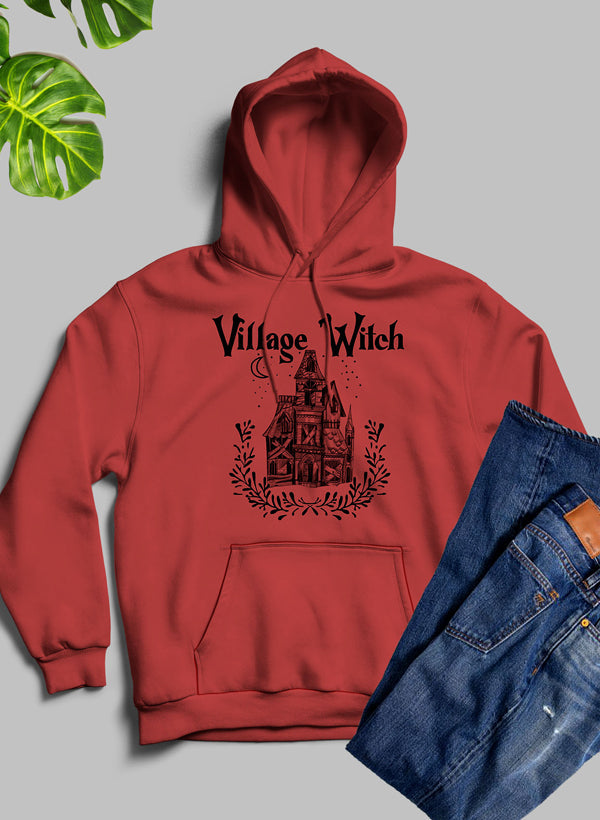 Sudadera con capucha Village Witch: forro polar de alta calidad, pesado y meticulosamente elaborado