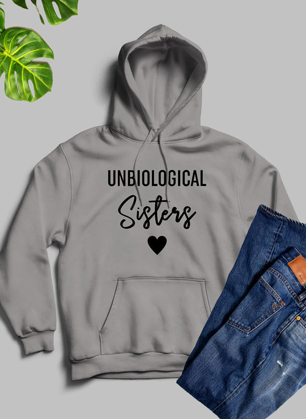 Sudadera con capucha Unbiological Sisters: forro polar de alta calidad, pesado y meticulosamente elaborado