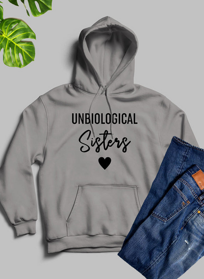 Sudadera con capucha Unbiological Sisters: forro polar de alta calidad, pesado y meticulosamente elaborado