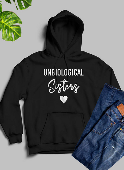 Unbiological Sisters 连帽衫 - 精心制作的厚重高品质羊毛