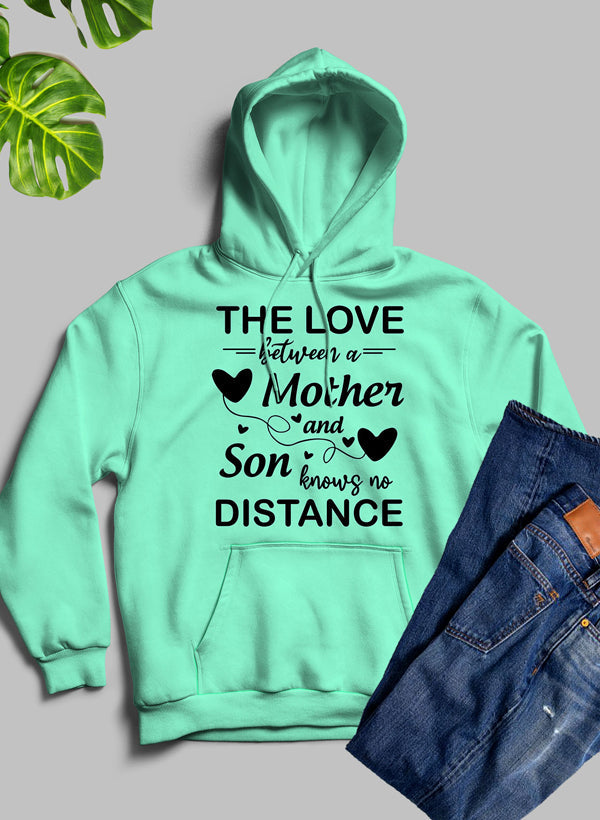 Sudadera con capucha The Love Between A Mother and Son Knows No Distance: forro polar de alta calidad y peso pesado, meticulosamente elaborado