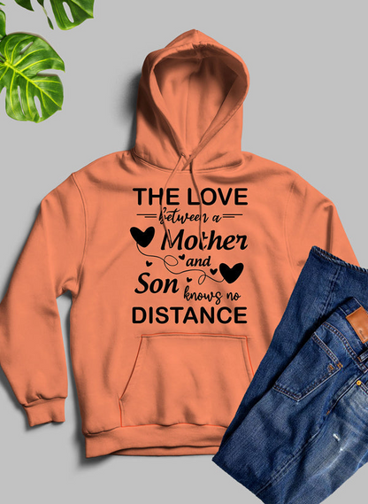 Sudadera con capucha The Love Between A Mother and Son Knows No Distance: forro polar de alta calidad y peso pesado, meticulosamente elaborado