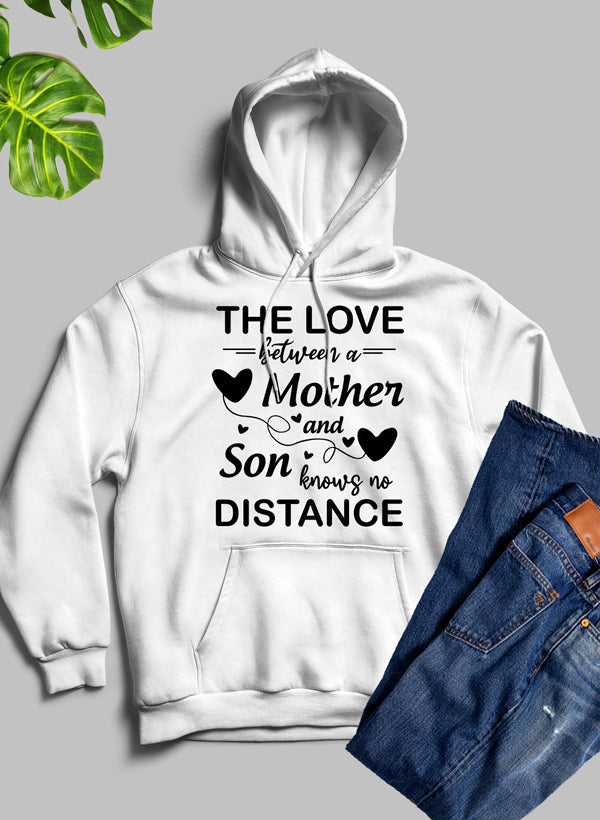 Sudadera con capucha The Love Between A Mother and Son Knows No Distance: forro polar de alta calidad y peso pesado, meticulosamente elaborado