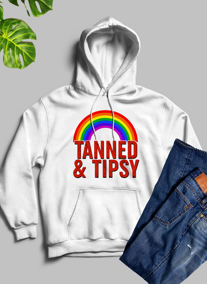 Tanned & Tipsy Hoodie - Meticulously Crafted Heavy Weight High-Quality Fleece