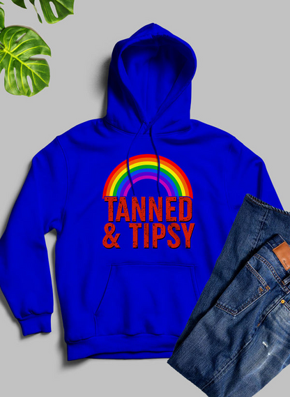 Tanned & Tipsy Hoodie - Meticulously Crafted Heavy Weight High-Quality Fleece