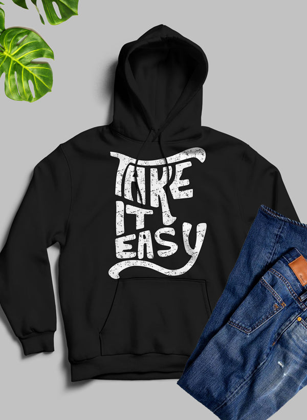 It Easy Hoodie - Meticulously Crafted Heavy Weight High-Quality Fleece